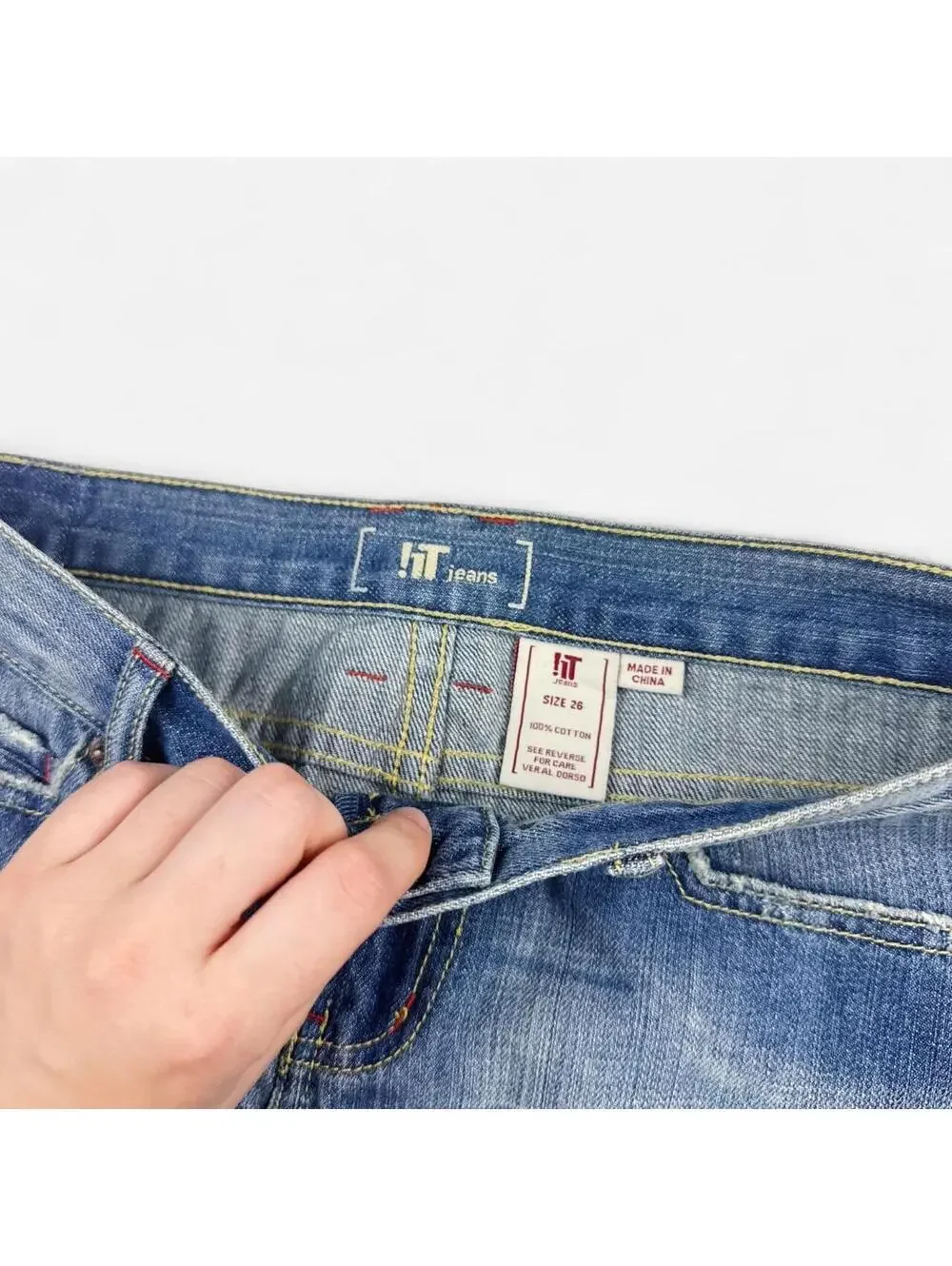 Y2K low rise Blue Denim Mini Skirt